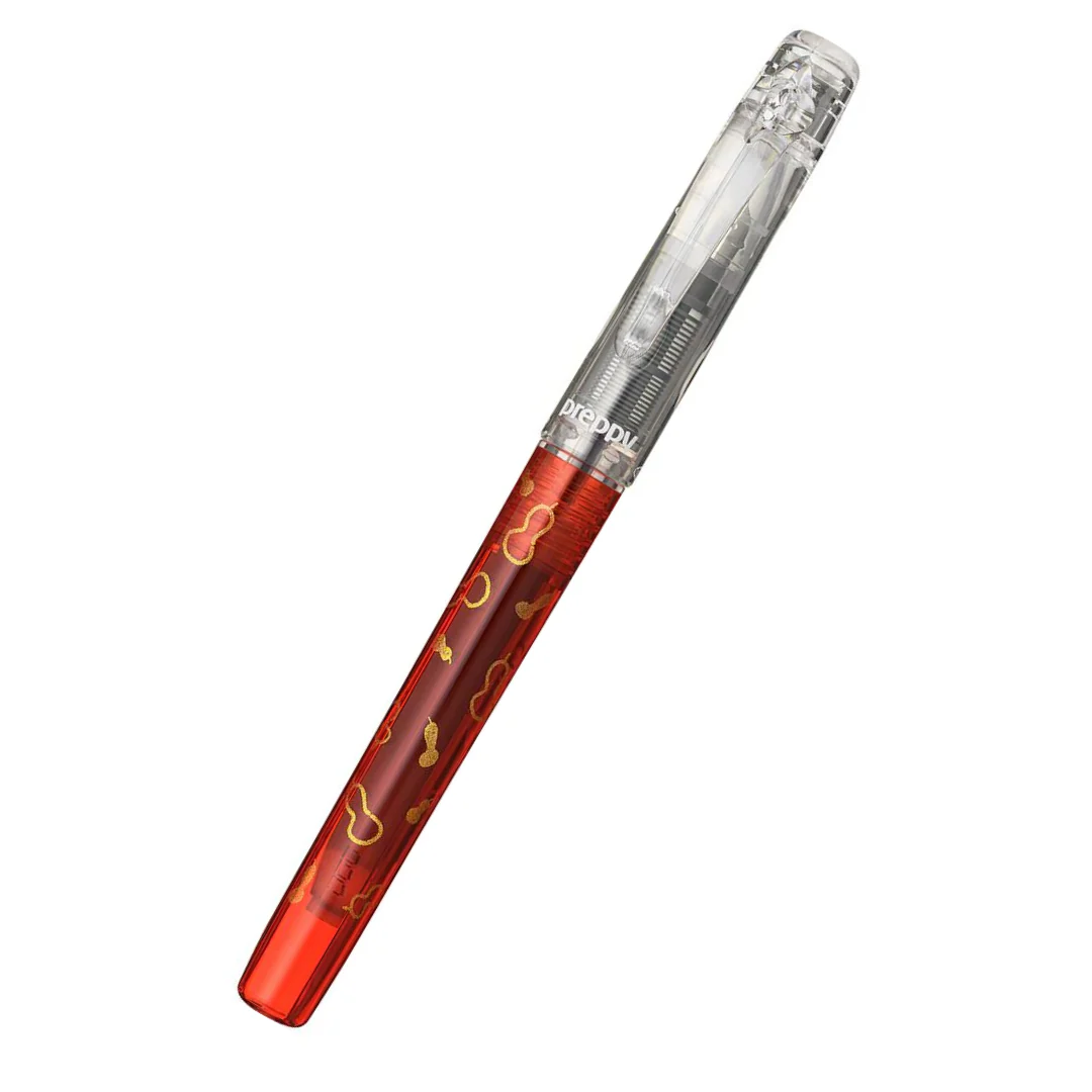 PLATINUM - Preppy Fountain Pen - Modern Maki-e Limited Edition - Hyotan / Red - 0.3 Fine Nib - Image 2