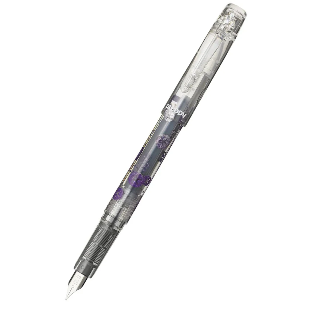 PLATINUM - Preppy Fountain Pen - Modern Maki-e Limited Edition - Asagao / Morning Glory - 0.3 Fine Nib