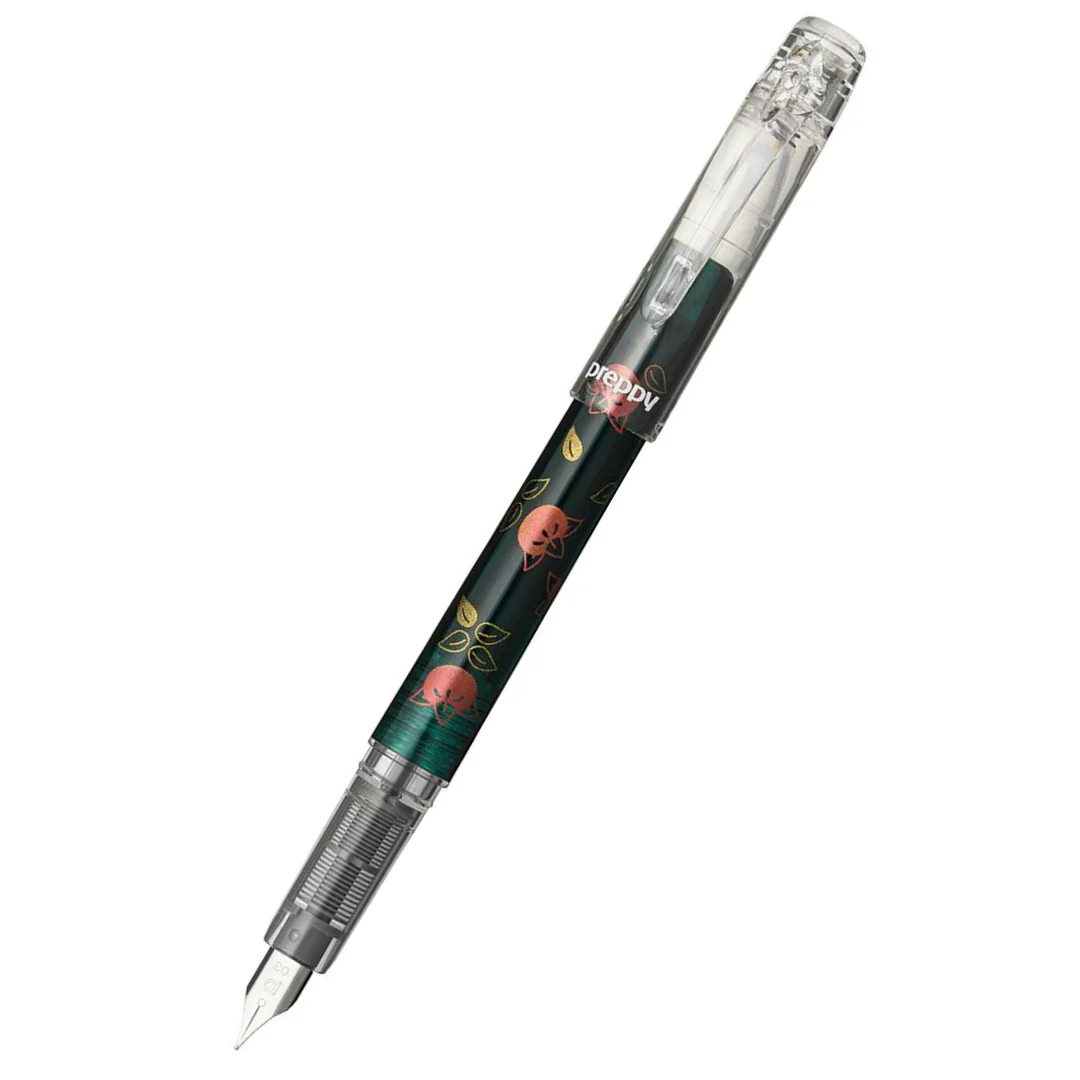PLATINUM - Preppy Fountain Pen - Modern Maki-e Limited Edition - Tachibana / Green - 0.3 Fine Nib