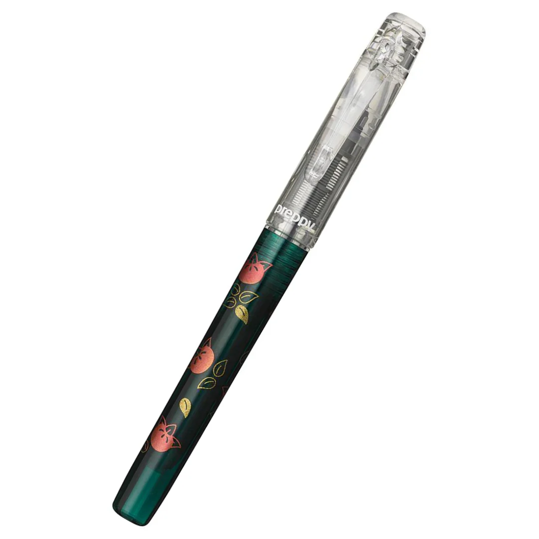 PLATINUM - Preppy Fountain Pen - Modern Maki-e Limited Edition - Tachibana / Green - 0.3 Fine Nib - Image 2