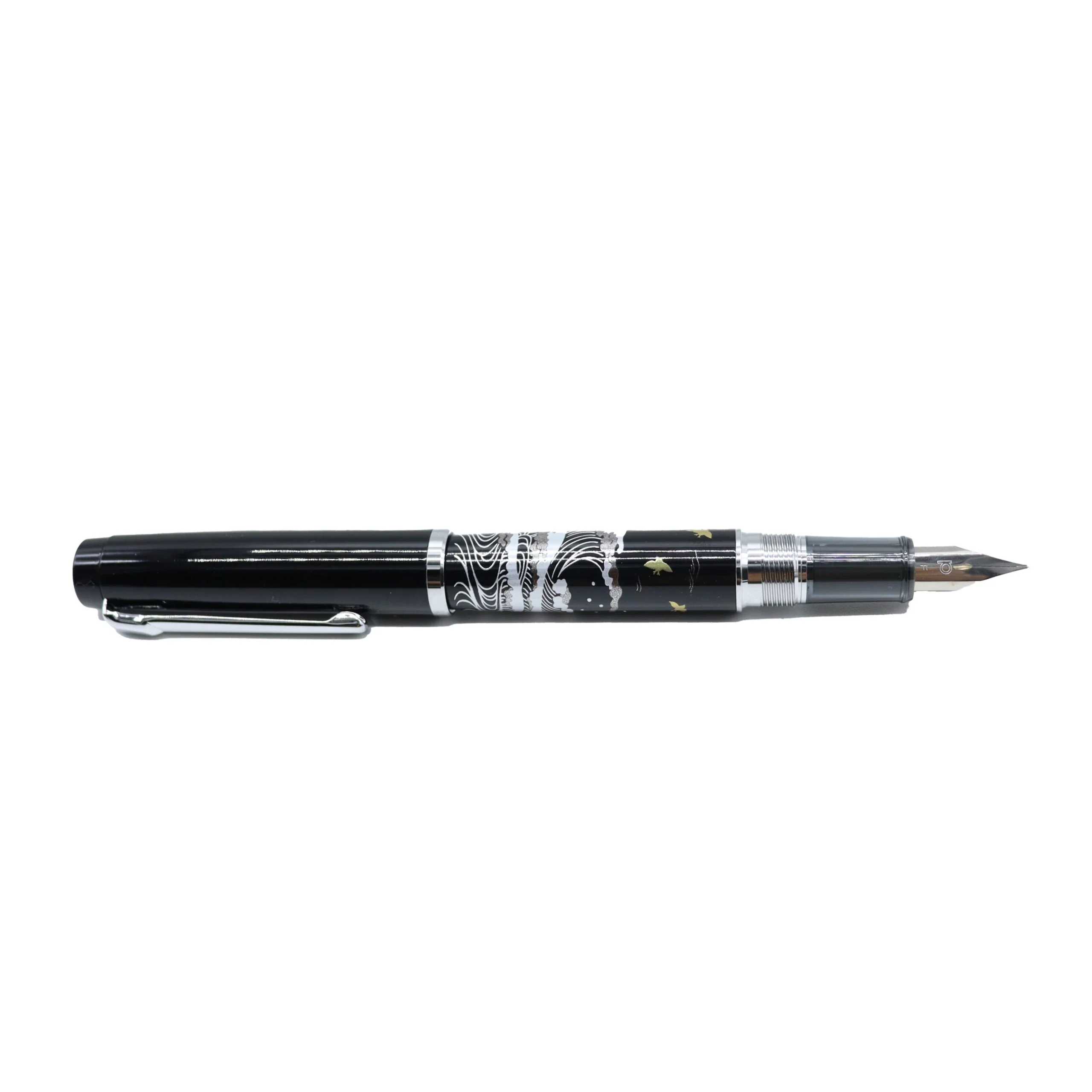PLATINUM Procyon Maki-e Fountain Pen - Plover on the Wave (Limited Edition)