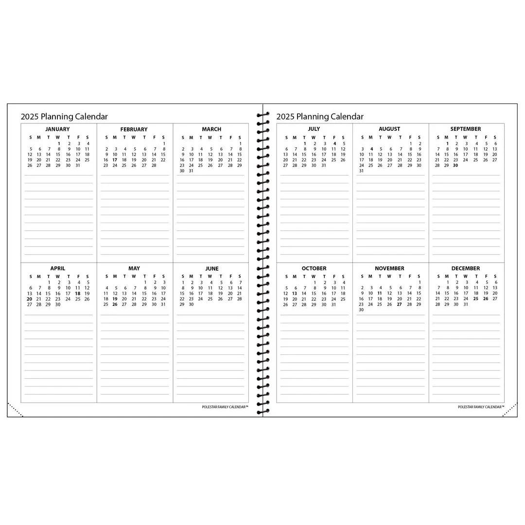 POLESTAR - FAMILY CALENDAR PLANNER - 2025 - Image 3