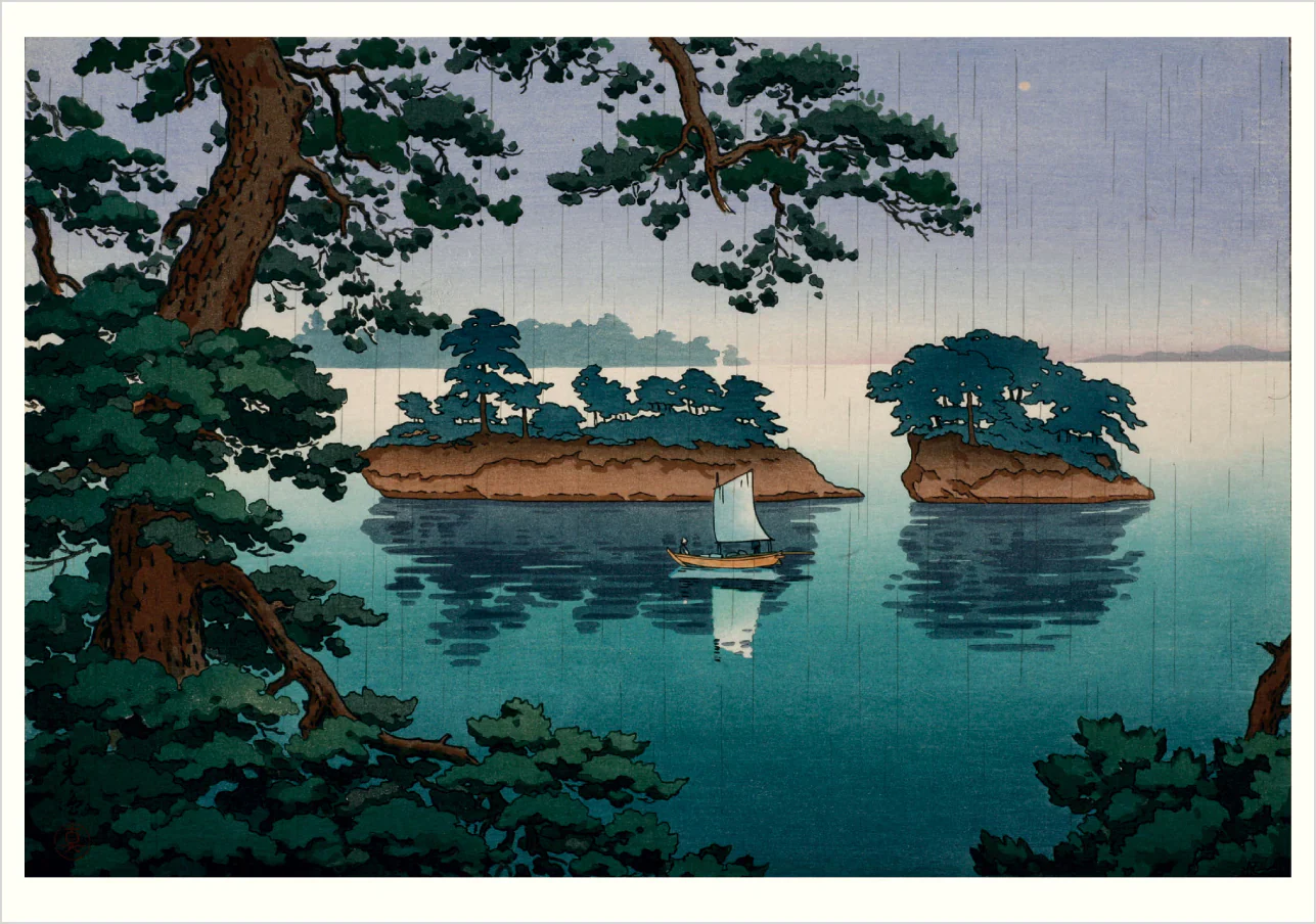 Pomegranate - Boxed Notecard Assortment -  Haiku: Japanese Art and Poetry - Image 5