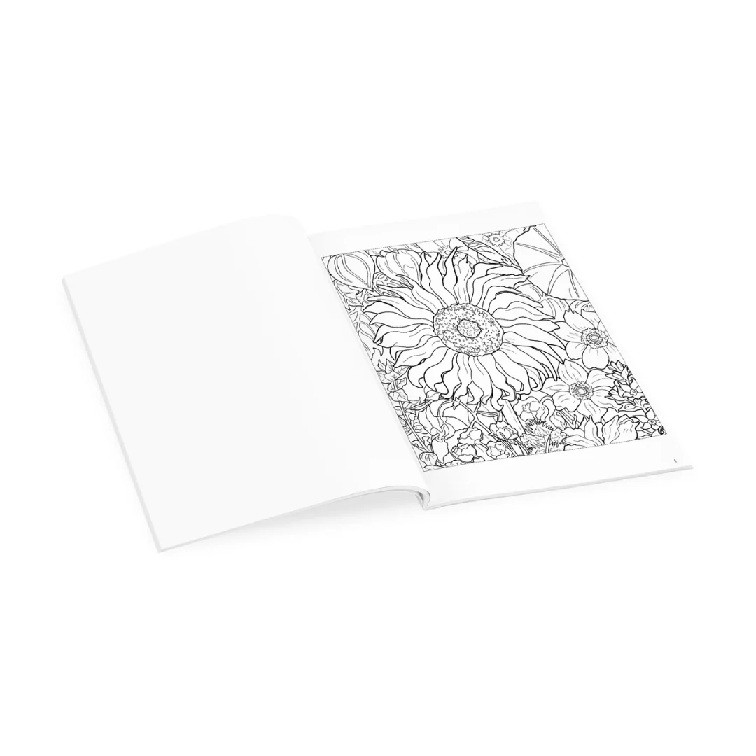 Pomegranate - Coloring Book - Rosalind Wise Flower Cycle - Image 2