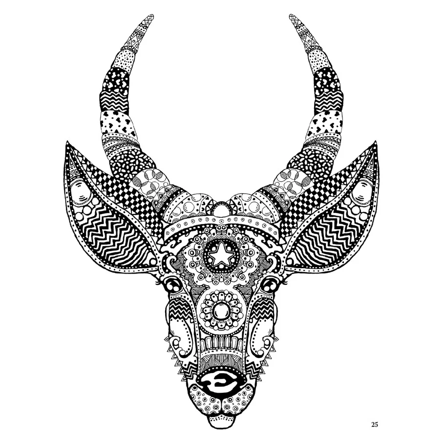 Pomegranate - Coloring Book - Natural Pattern By Janelle Dimmett - Image 2