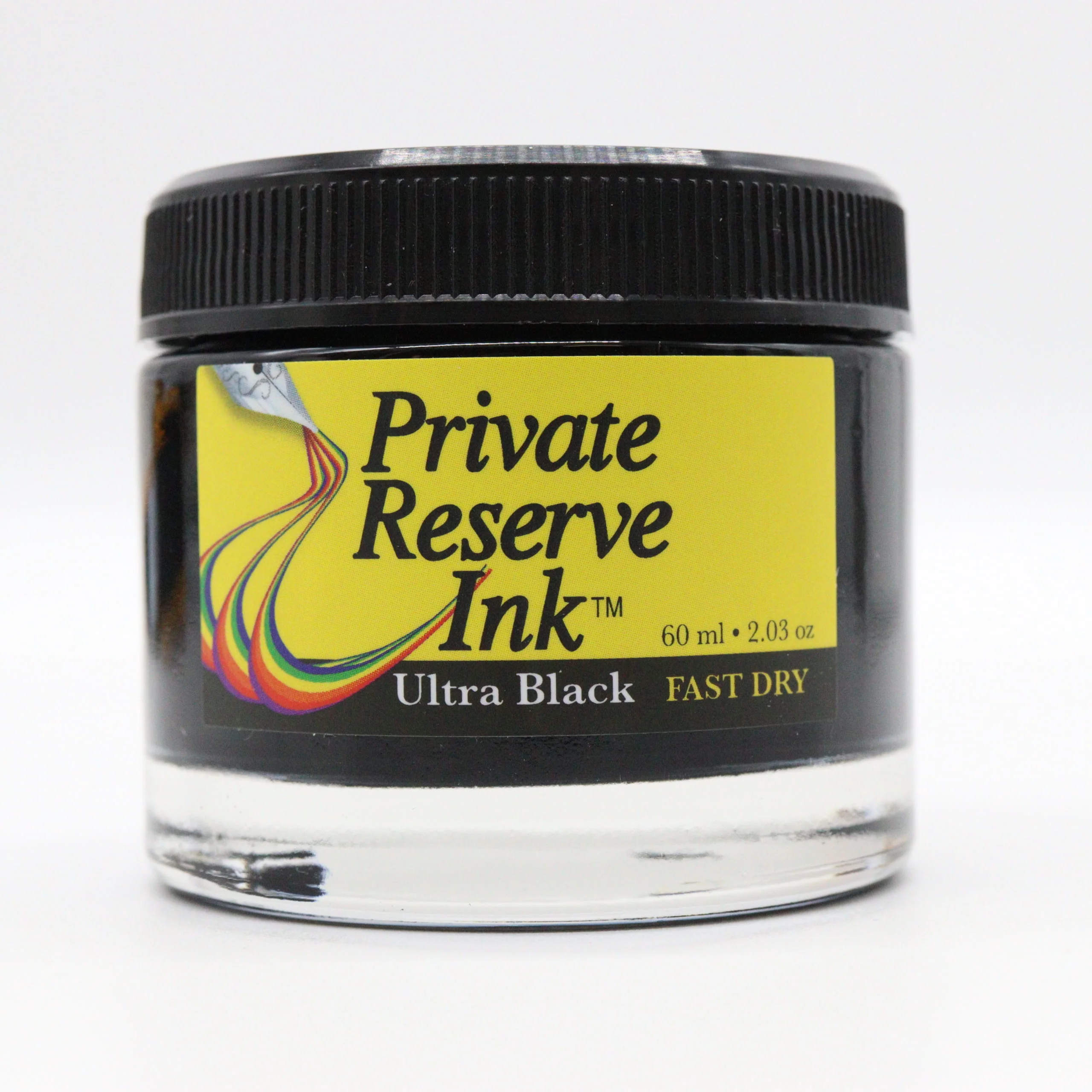 Private Reserve Fountain Pen Ink – 60 ml Bottle – Fast Dry Ultra Black