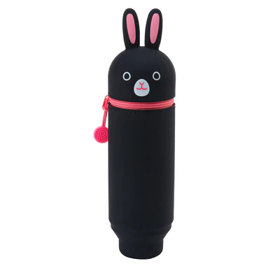 PUNILABO - Stand Pen Case - Black Rabbit - Limited Edition