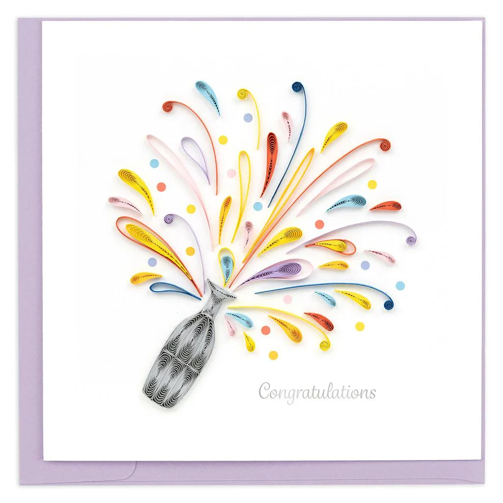 Quilling Card - Celebration Congrats