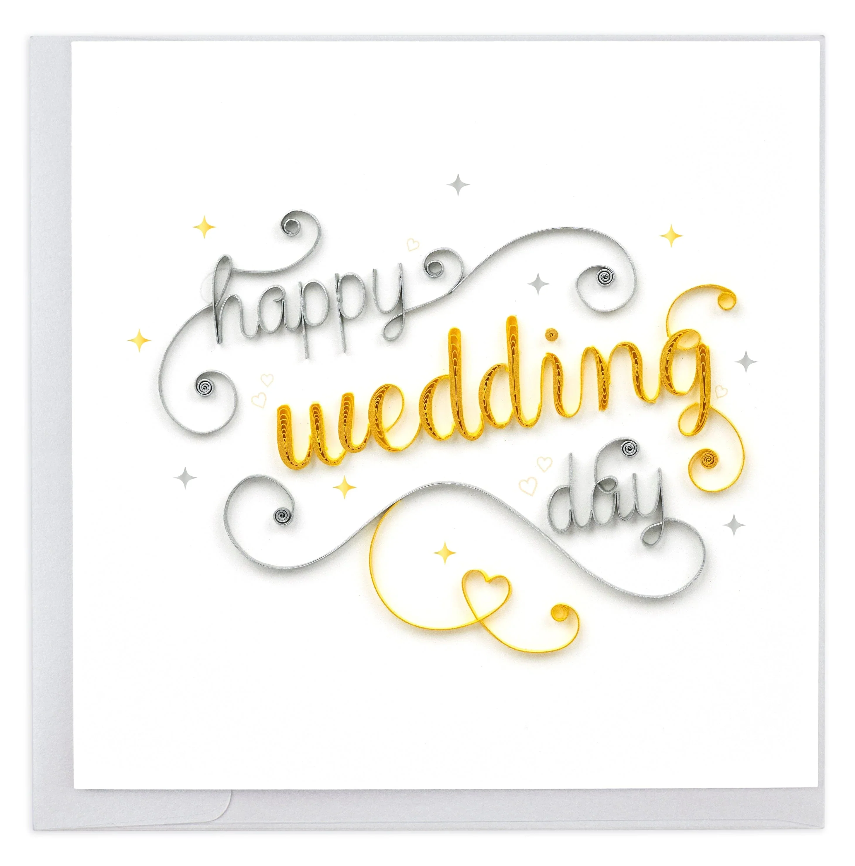 Quilling Card - Happy Wedding Day