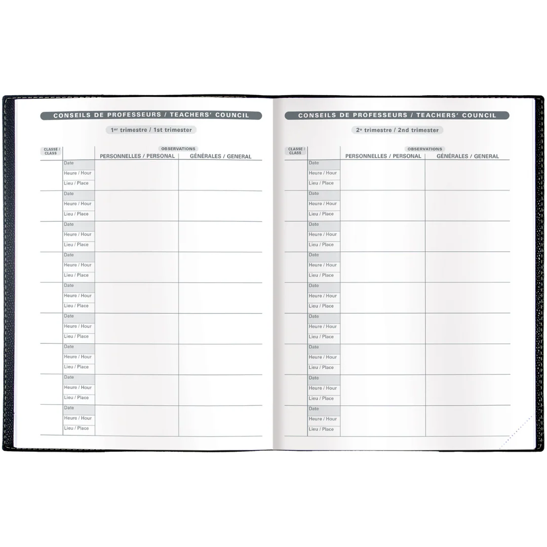 Quo Vadis - 2025/2026 Agenda/Planner Principal - Black (Freeport) - Image 3
