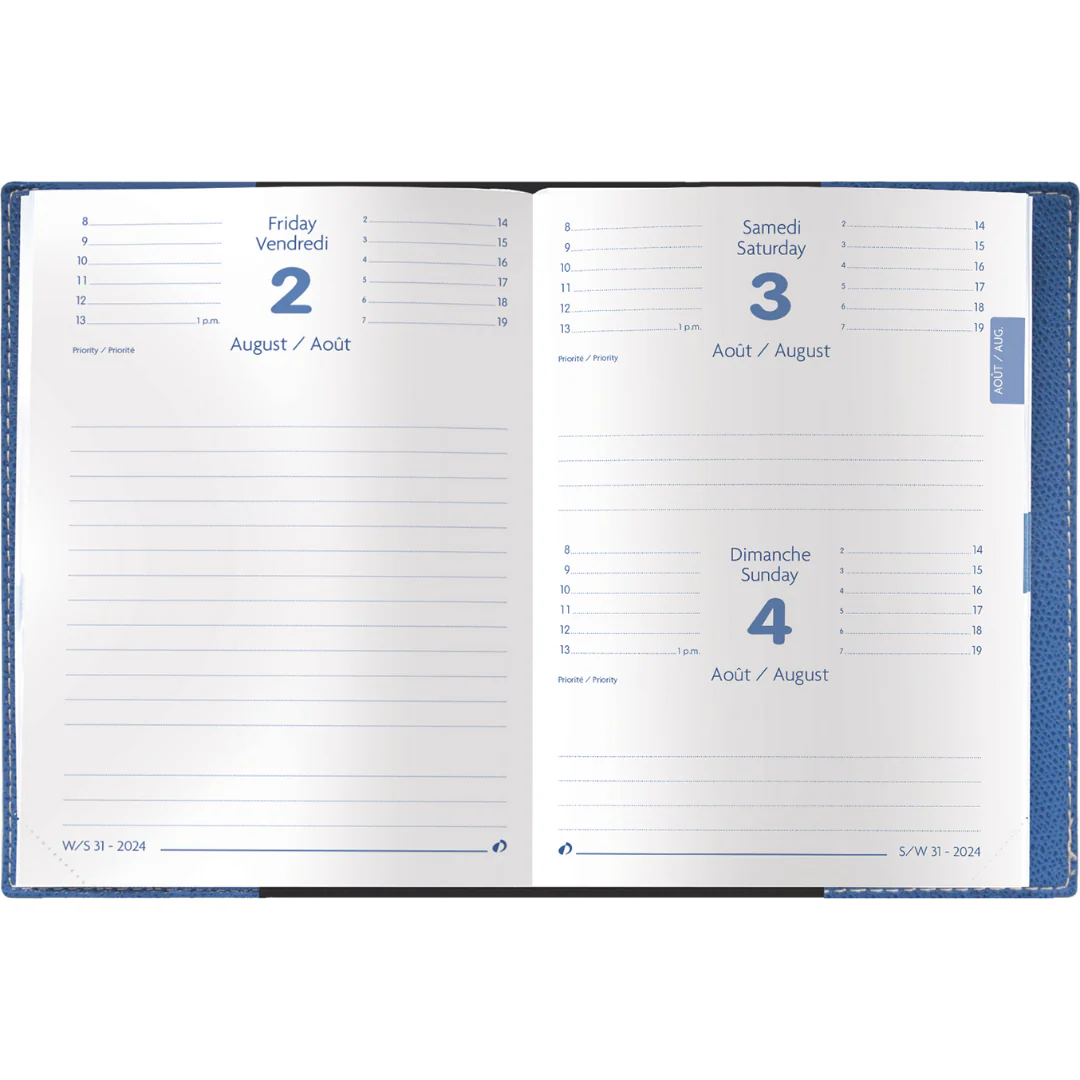 Quo Vadis - 2025/2026 Textagenda/Academic Planner - August/July - Red - Image 3