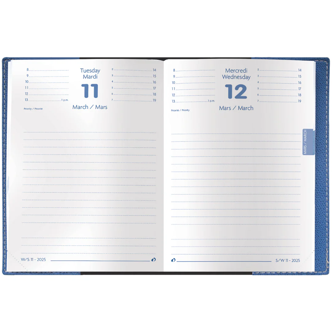 Quo Vadis - 2026 Notor Daily Planner - 12x17cm - Sky Blue (Club) - Image 2