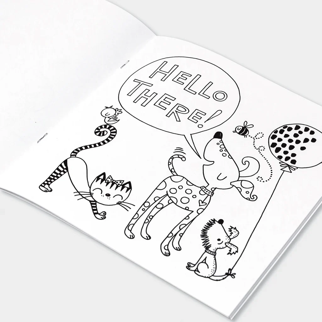 Rachel Ellen Designs - Colouring Book - Dogs & Cats - Image 2