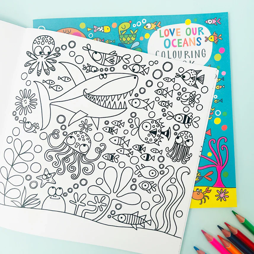 Rachel Ellen Designs - Colouring Book - Love Our Oceans - Image 2