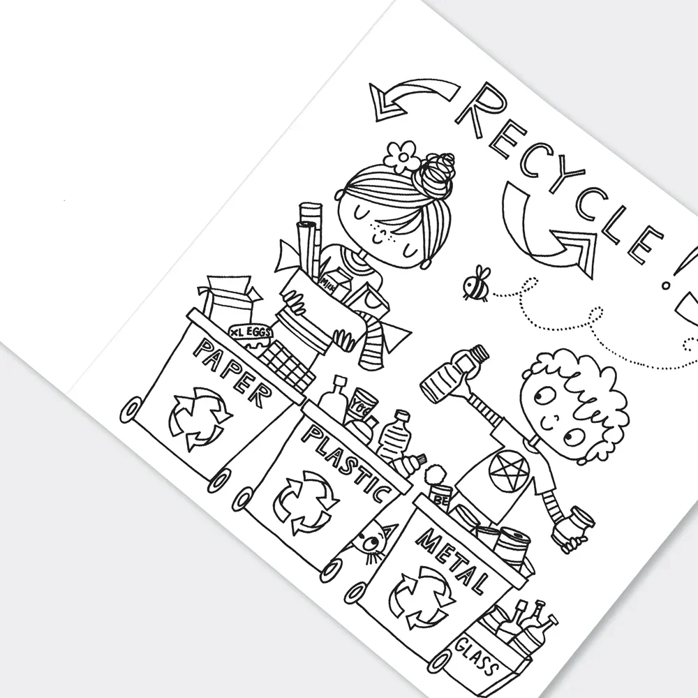 Rachel Ellen Designs - Colouring Book - Save the Earth - Image 2
