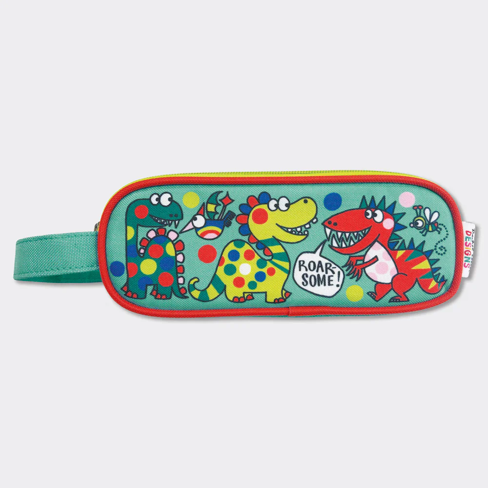 Rachel Ellen Designs - Roarsome Dinosaurs Pencil Case with Handle