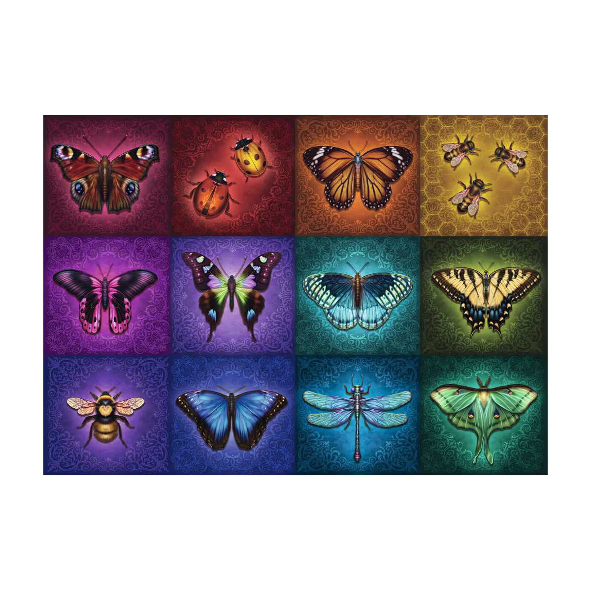 RAVENSBURGER – 1000 Pc Puzzle – "Winged Things" - Image 2