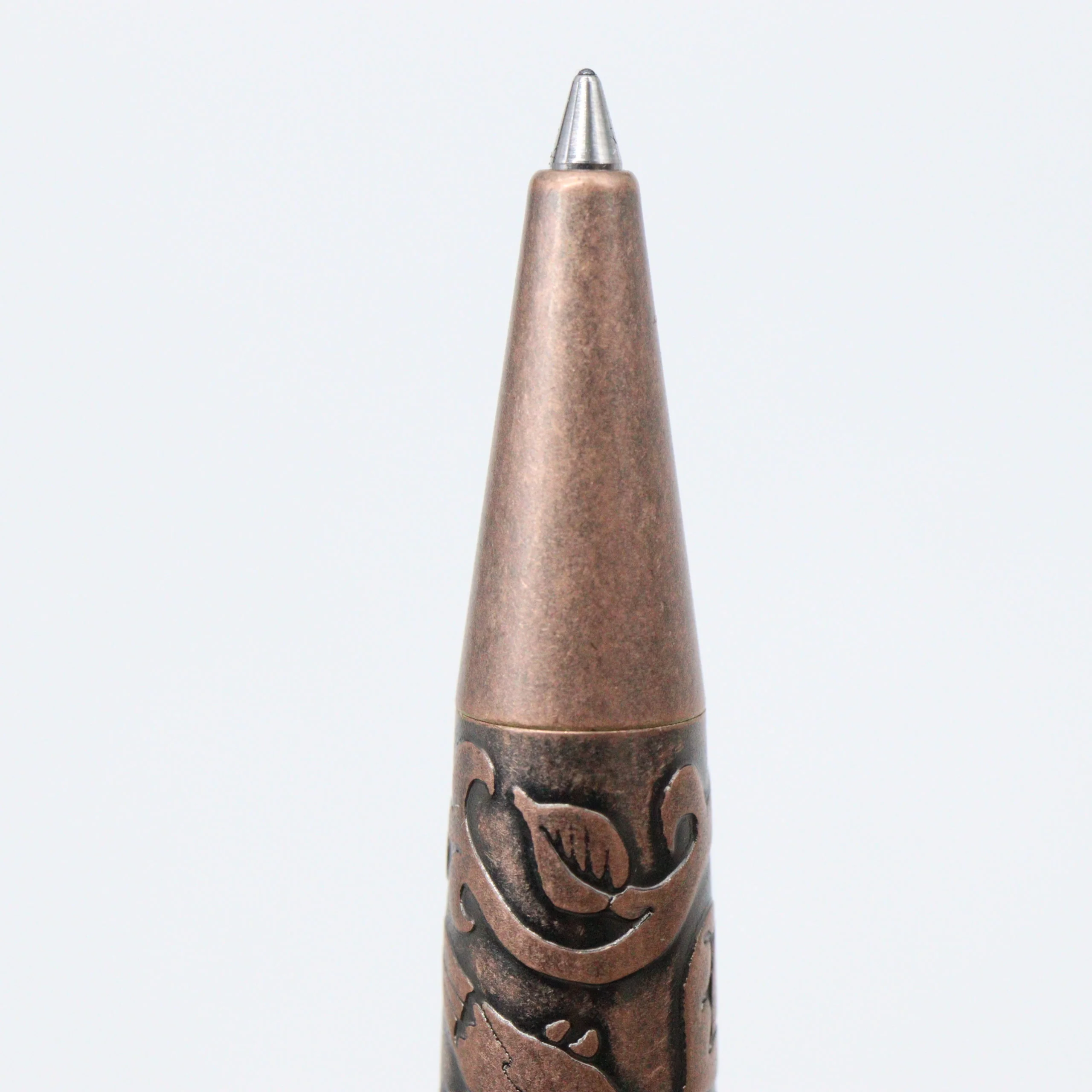 RETRO 1951 - Smithsonian Rollerball Pen - Brass - Woodland Hummingbirds and Flowers - Image 3