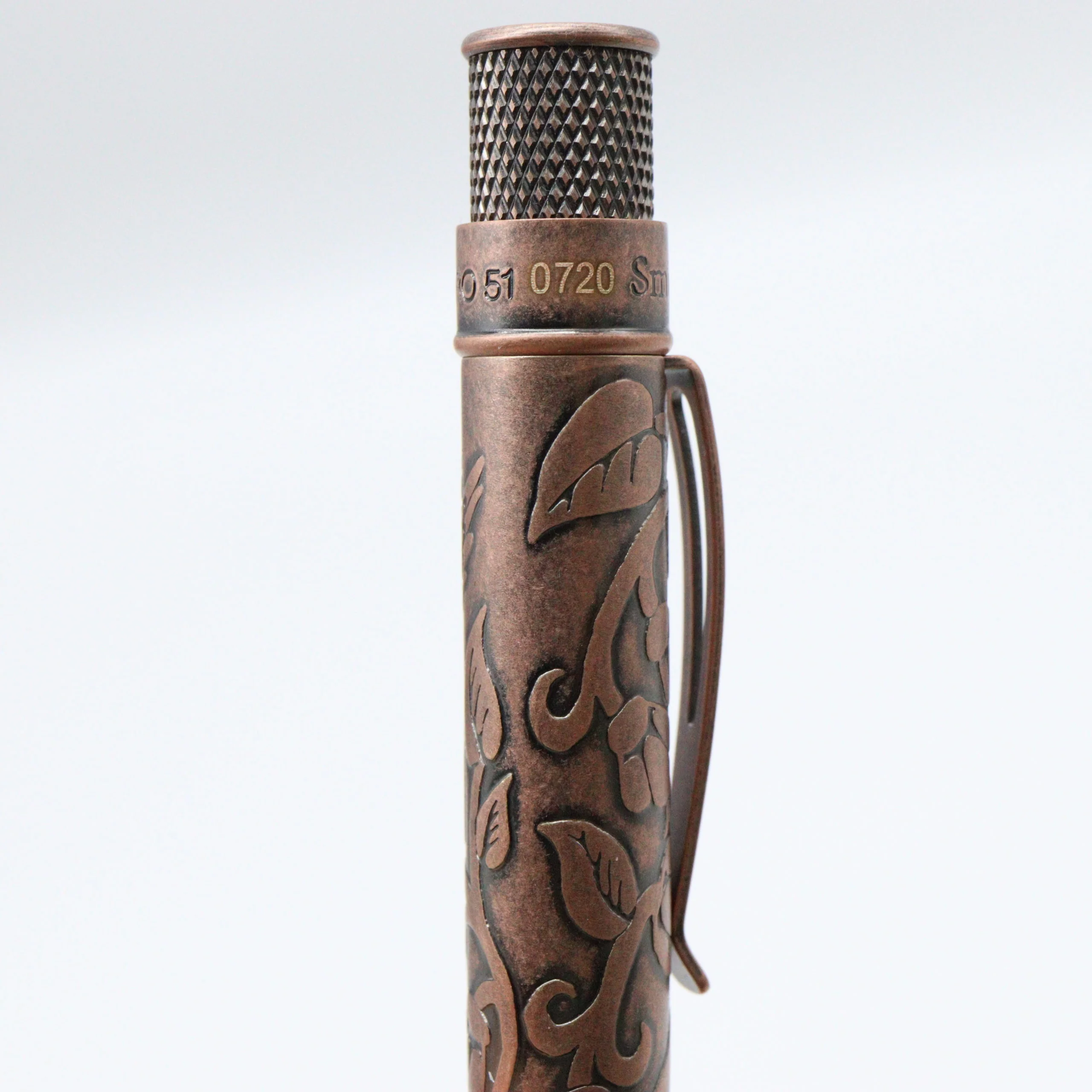 RETRO 1951 - Smithsonian Rollerball Pen - Brass - Woodland Hummingbirds and Flowers - Image 4