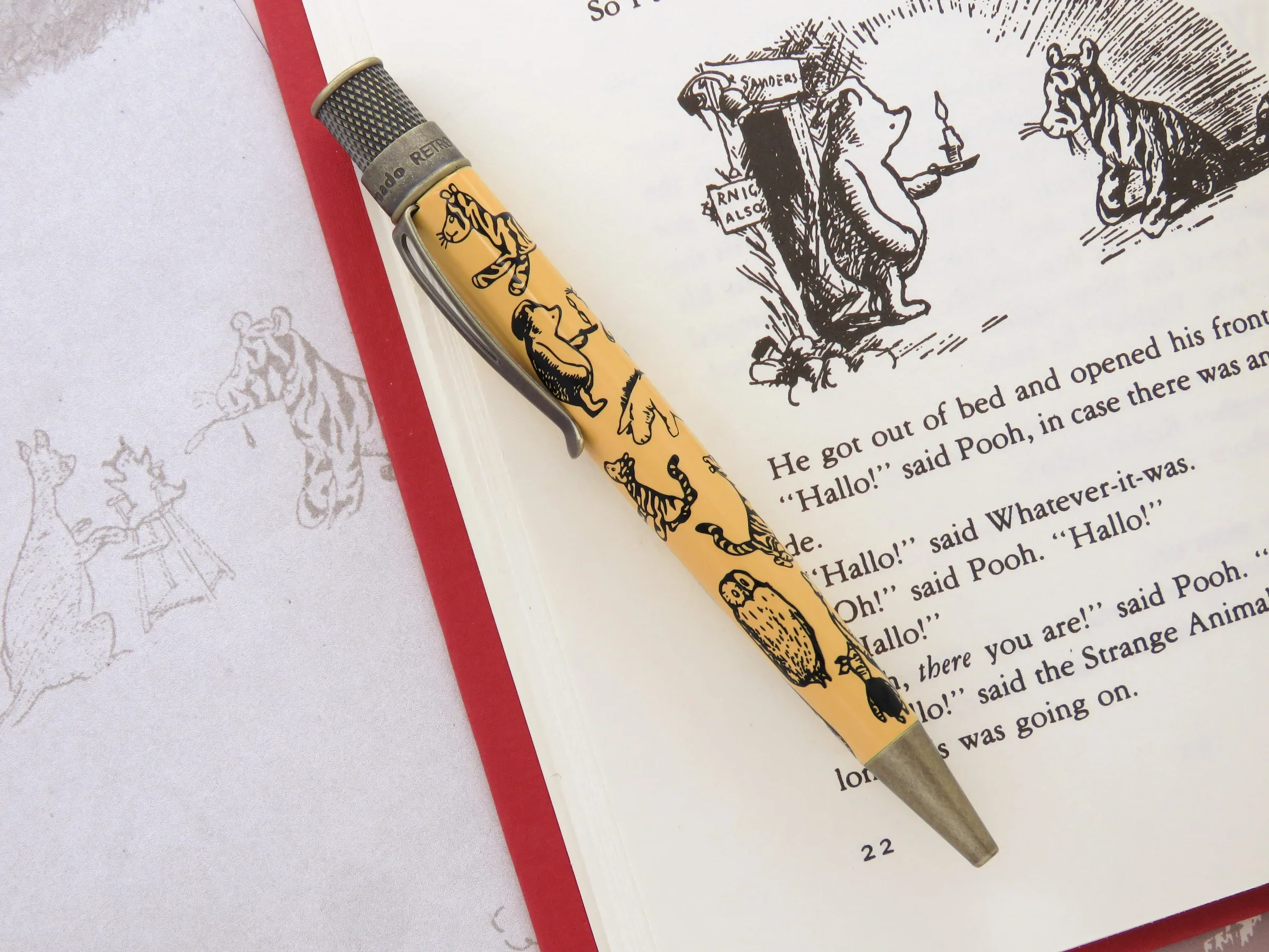 Retro 1951 - Tornado Elite Rollerball Pen - A.A. Milne The House at Pooh Corner - Image 4