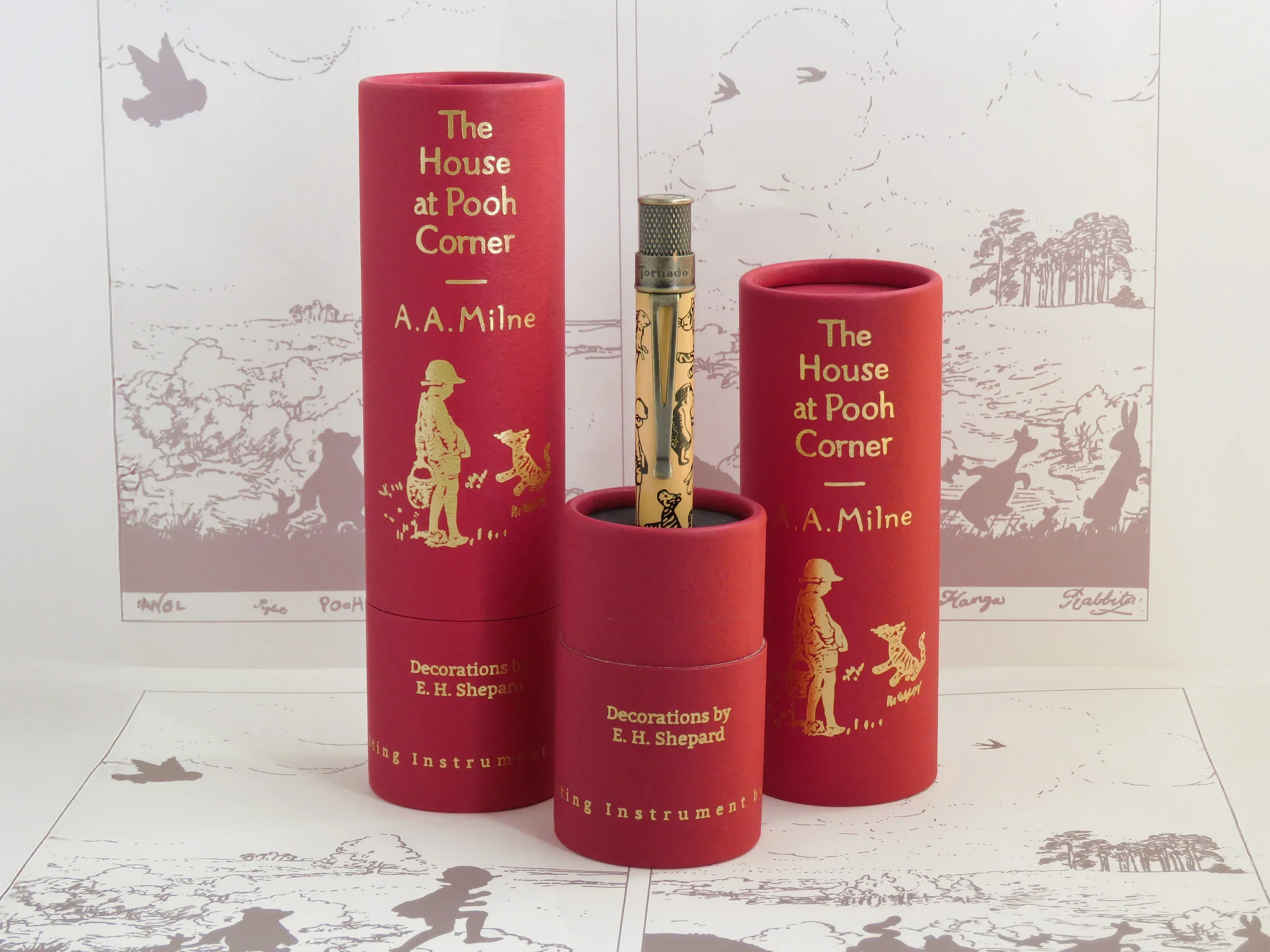 Retro 1951 - Tornado Elite Rollerball Pen - A.A. Milne The House at Pooh Corner - Image 5