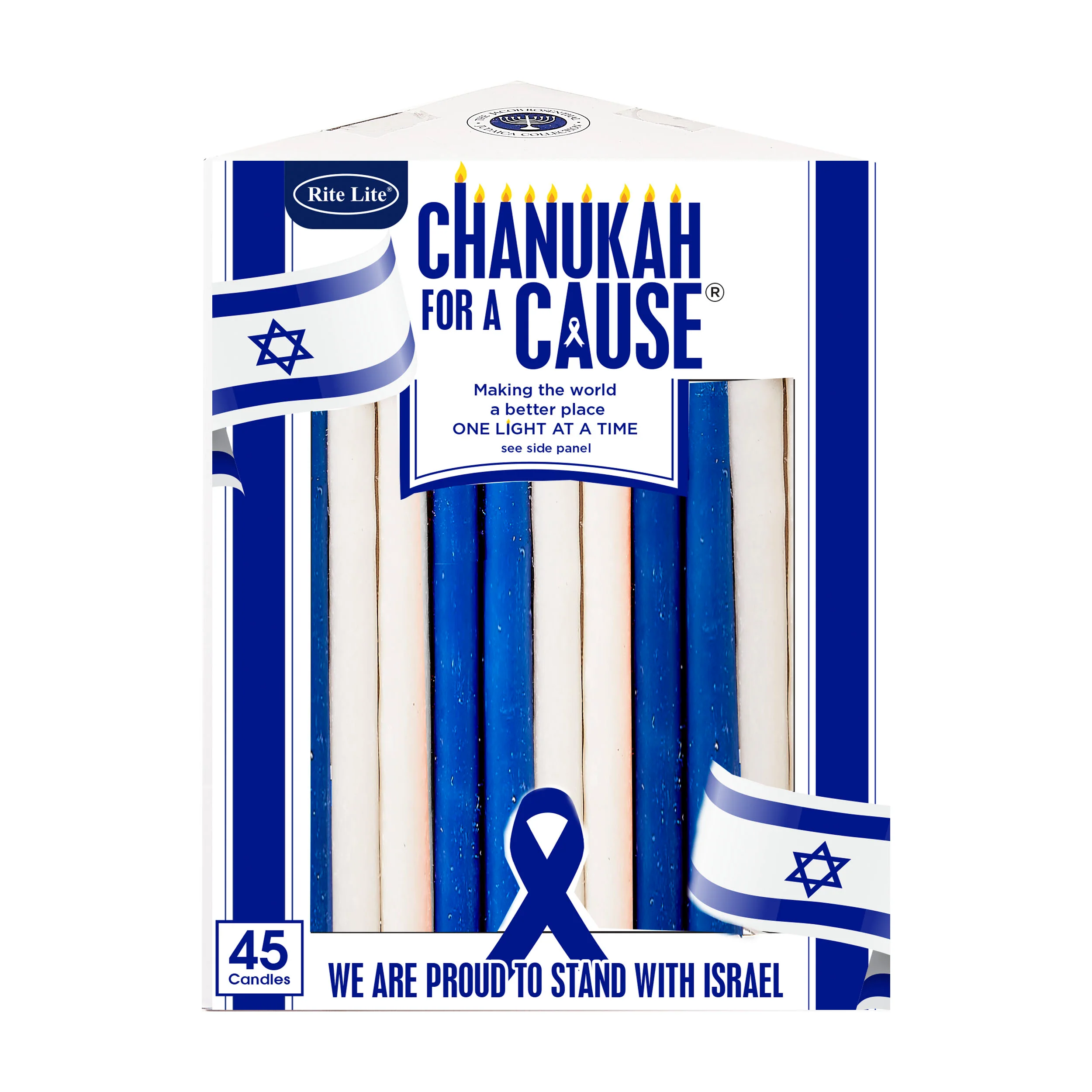 Rite Lite - Chanukah Candles - Stand with Israel