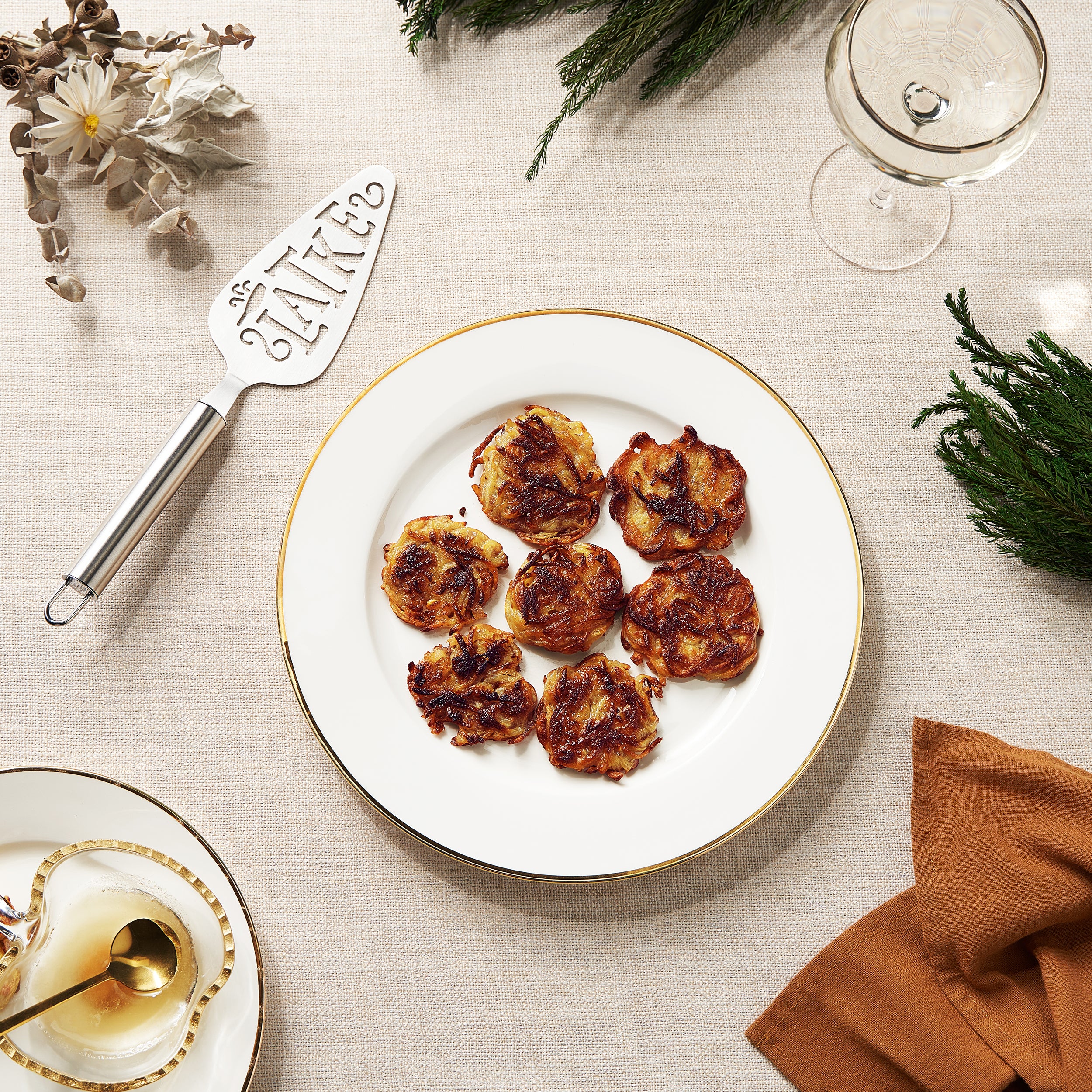 Rite Lite - Chanukah Stainless Steel Latke Server - Image 3