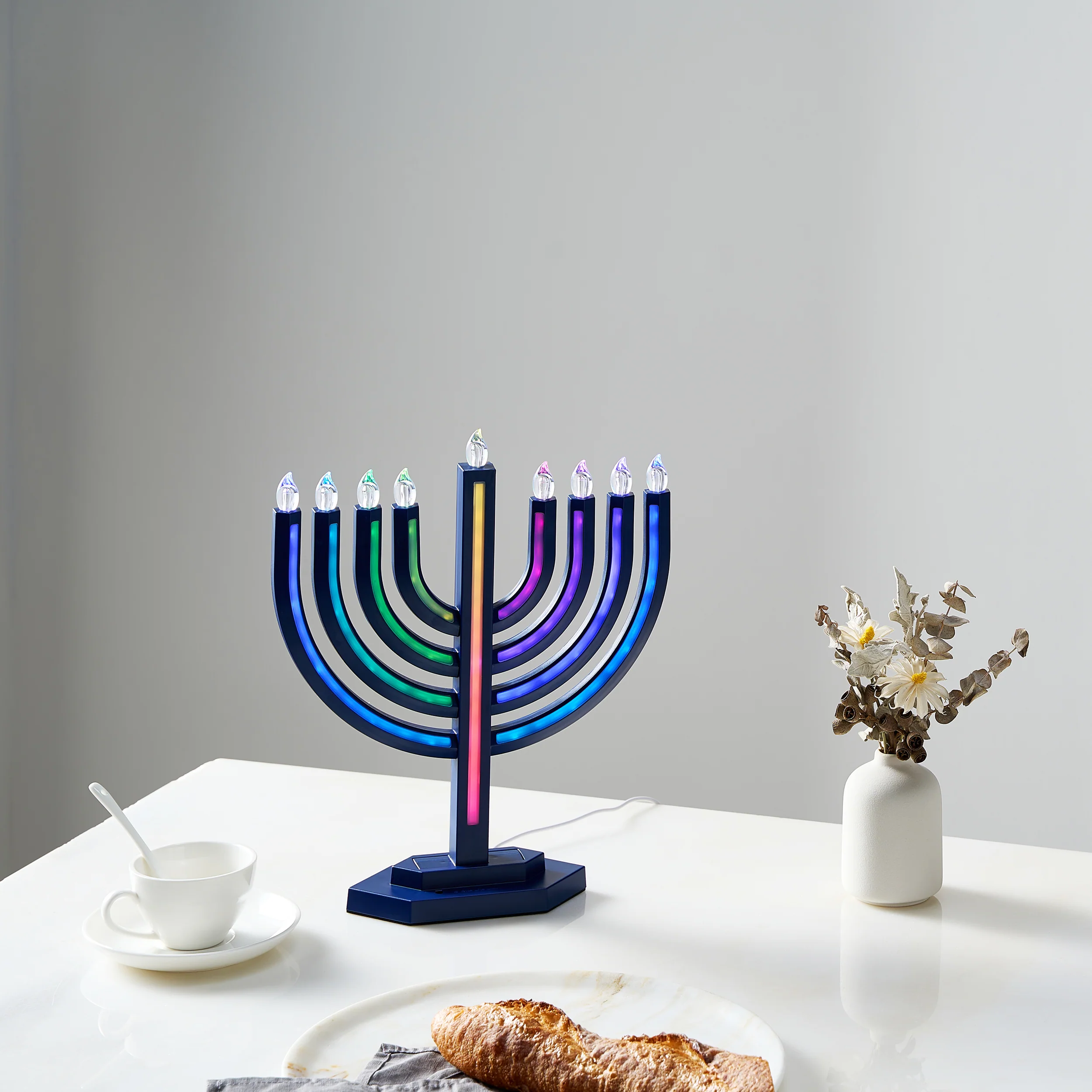 Rite Lite - Colorwave LED Menorah With Color Changing Lights - Image 2