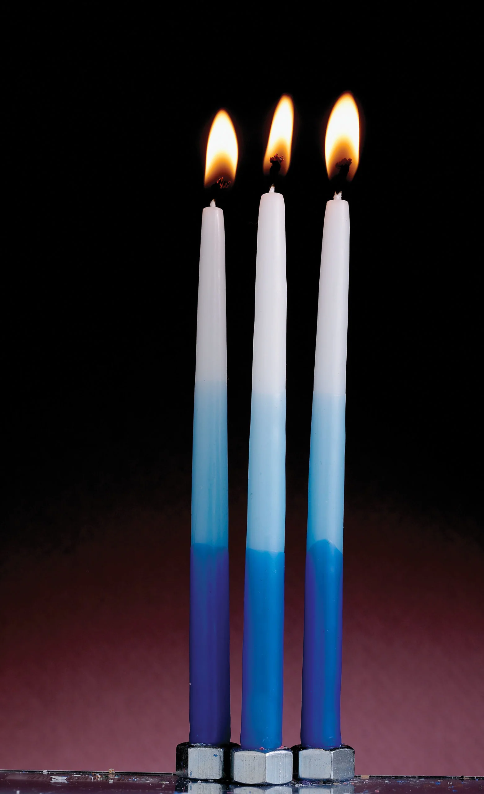 Rite Lite – Premium Chanukah (Hanukkah) Candles – Blue, Light Blue & White - Image 5