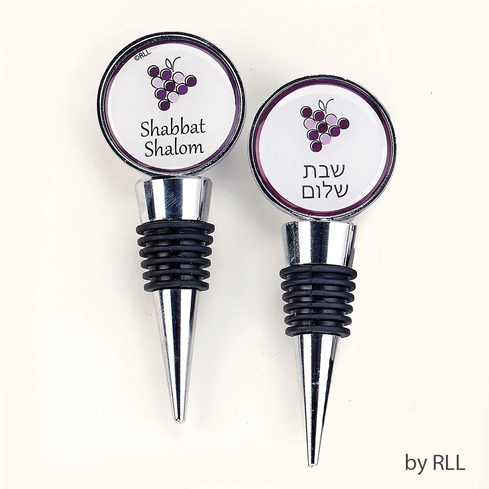 RITE LITE - SHABAT SHALOM - DELUXE - WINE TOPPER - Image 2