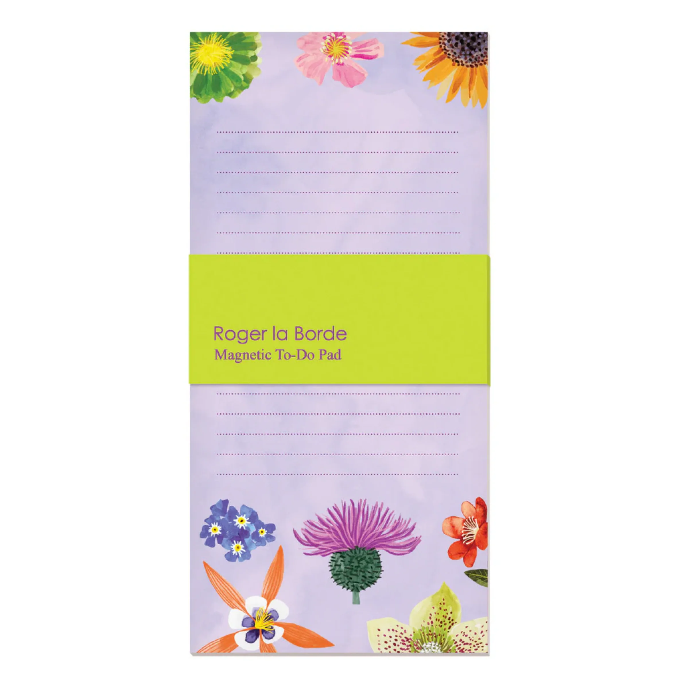 Roger la Borde - Magnetic To-Do Pad - Floral Supernova
