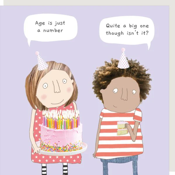 Rosie Made A Thing Card - Big Number