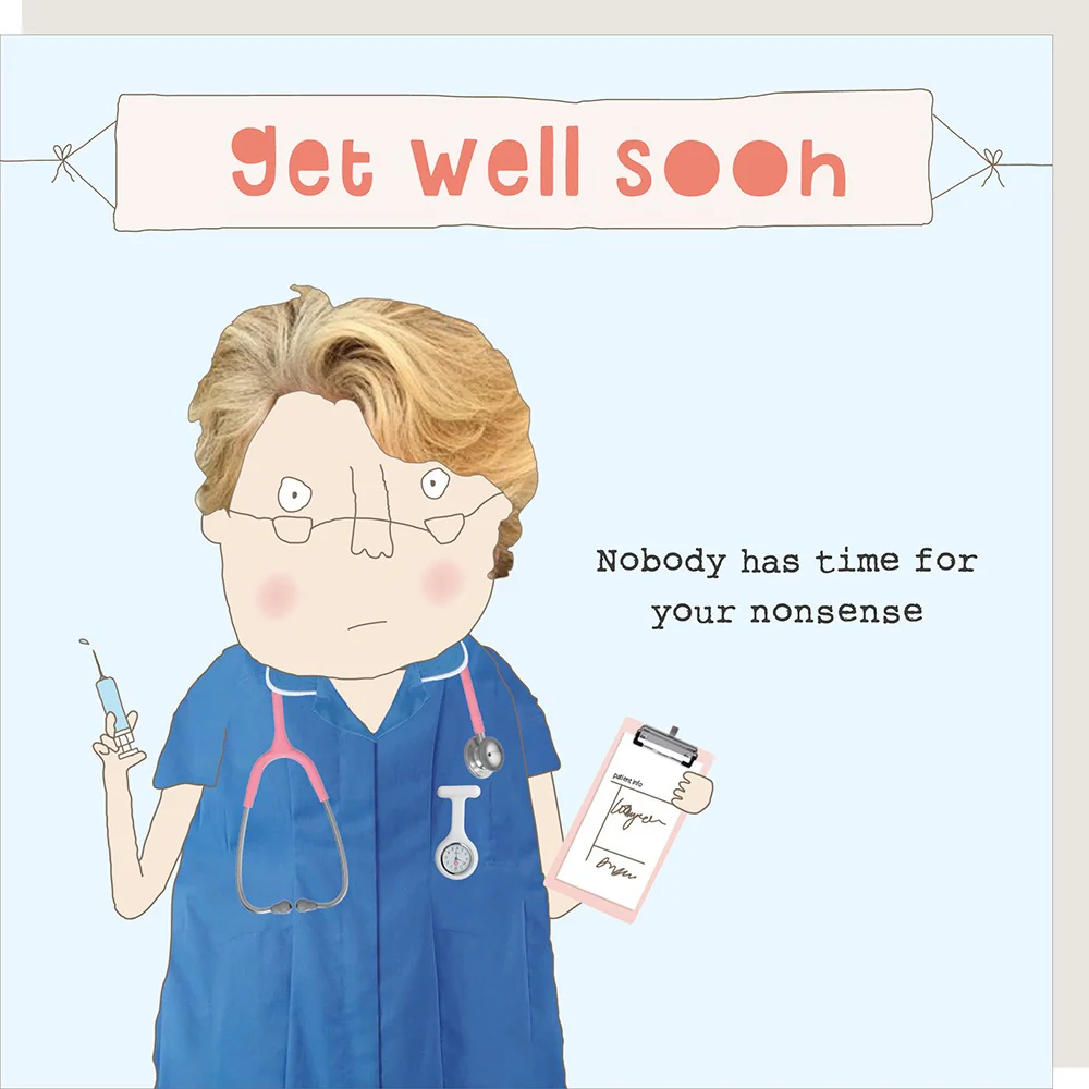 Rosie Made A Thing Card - Get Well Soon