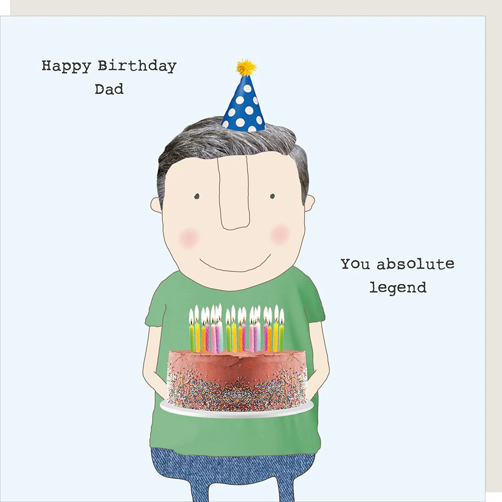 Rosie Made A Thing Card - Dad Legend