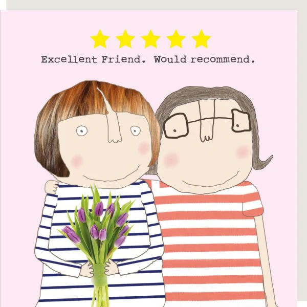 Rosie Made A Thing Card - Five Star Friend