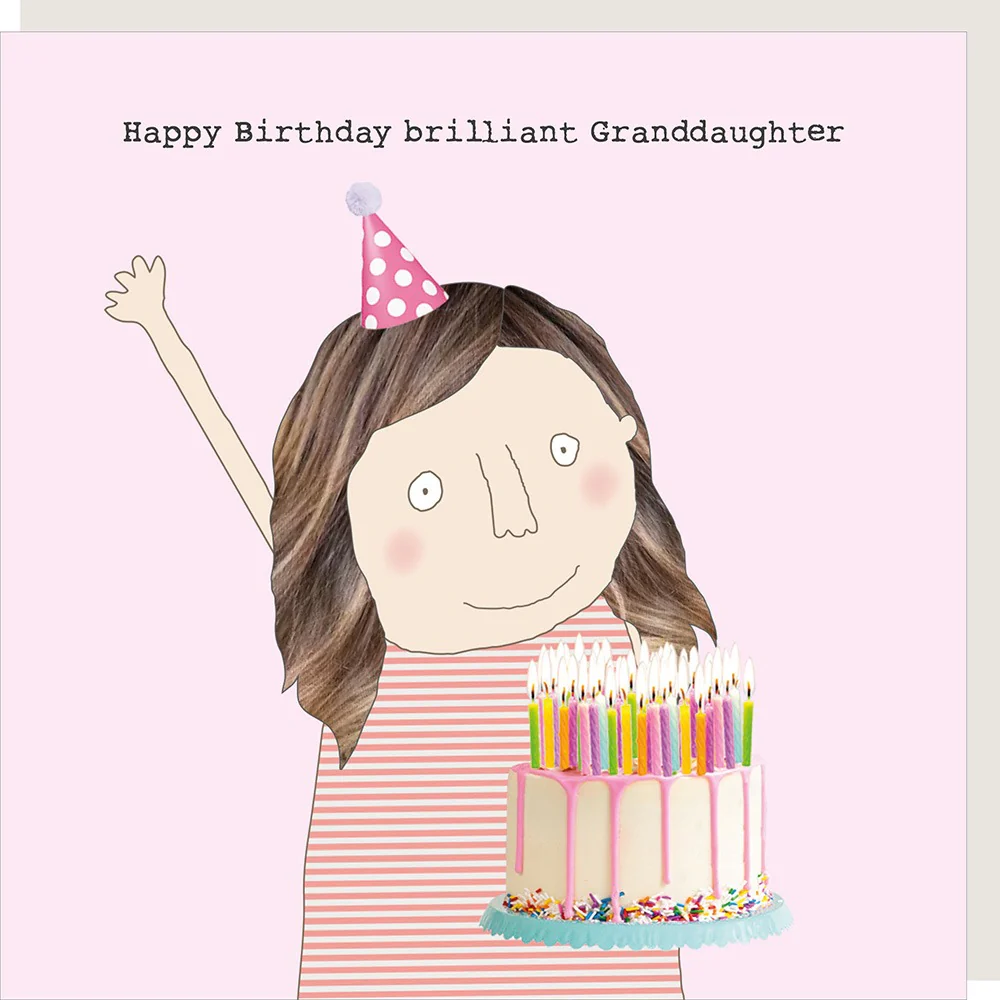 Rosie Made A Thing Card - Granddaughter Brilliant