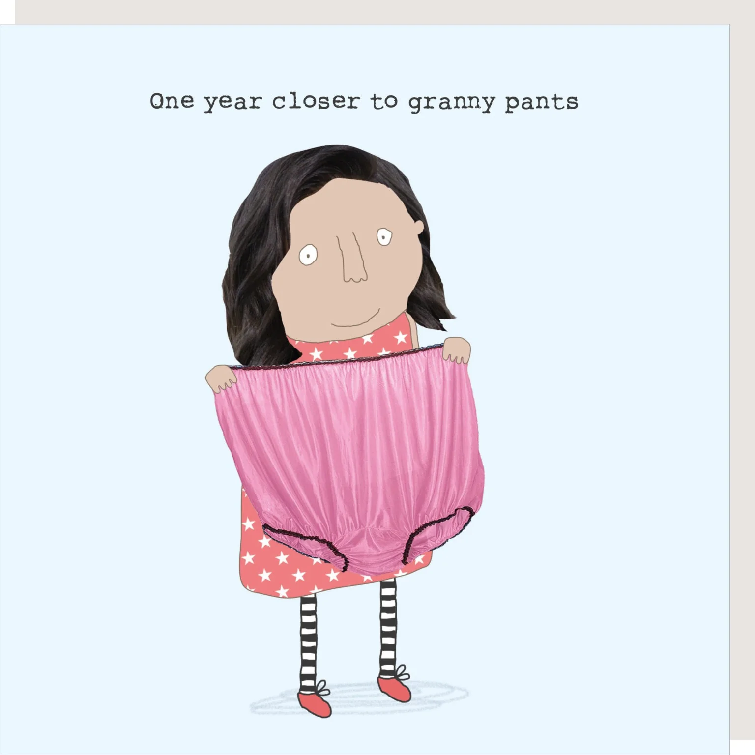Rosie Made A Thing Card - Granny Pants