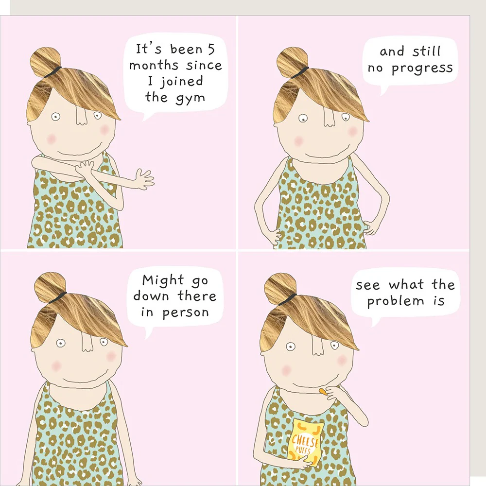 Rosie Made A Thing Card - No Progress