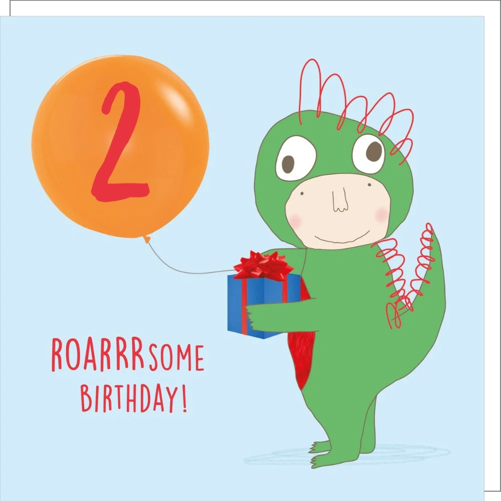 Rosie Made A Thing Card - Roarsome Two