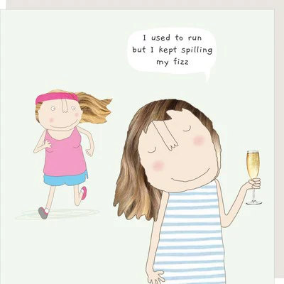 Rosie Made A Thing Card - Spill Fizz