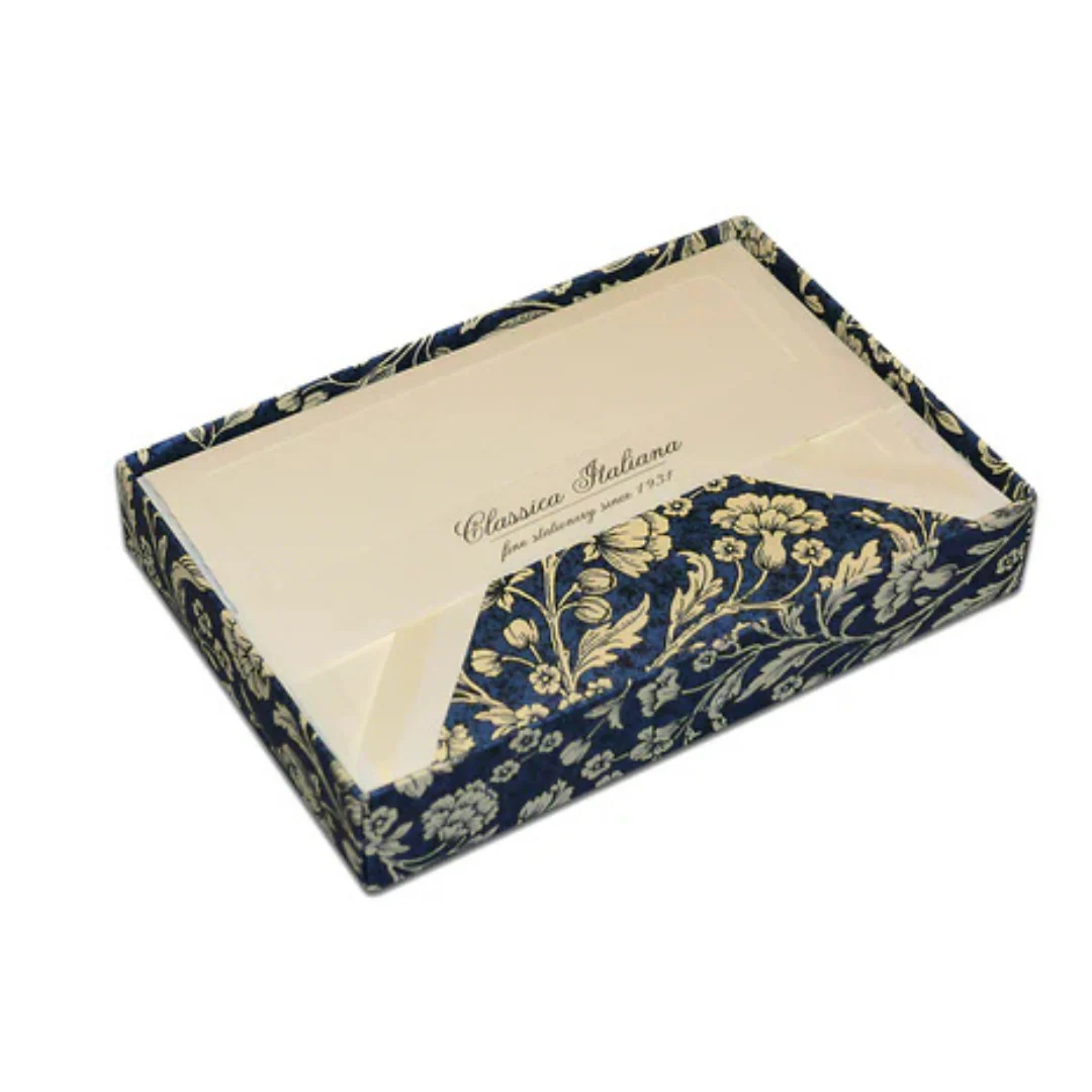 Rossi 1931 - White Wildflower Cards - Box of 10 - 11.5x17cm