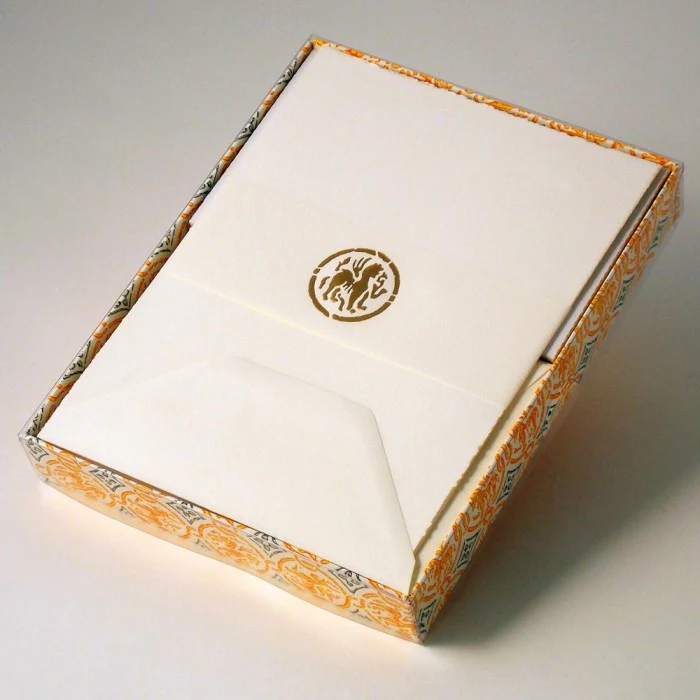Rossi 1931 - Writing Papers and Lined Envelopes - Medieval Style