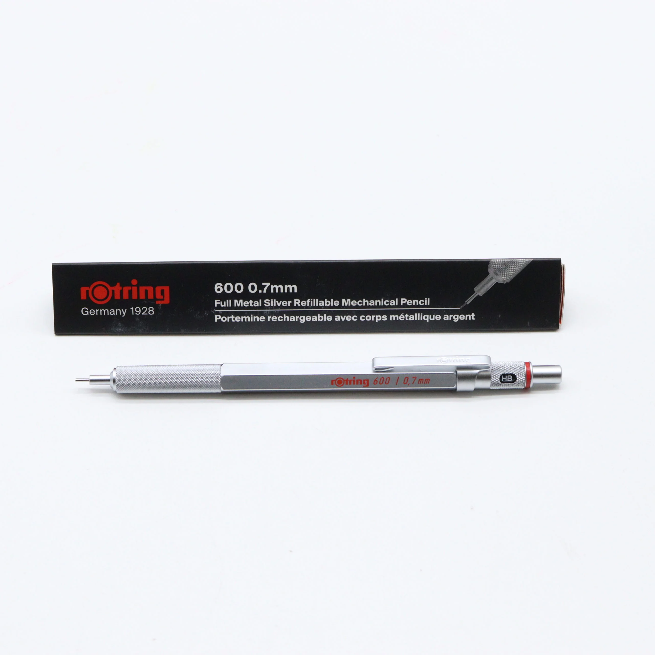 rOtring - 600 Mechanical Pencil 0.7mm - Silver - Image 4