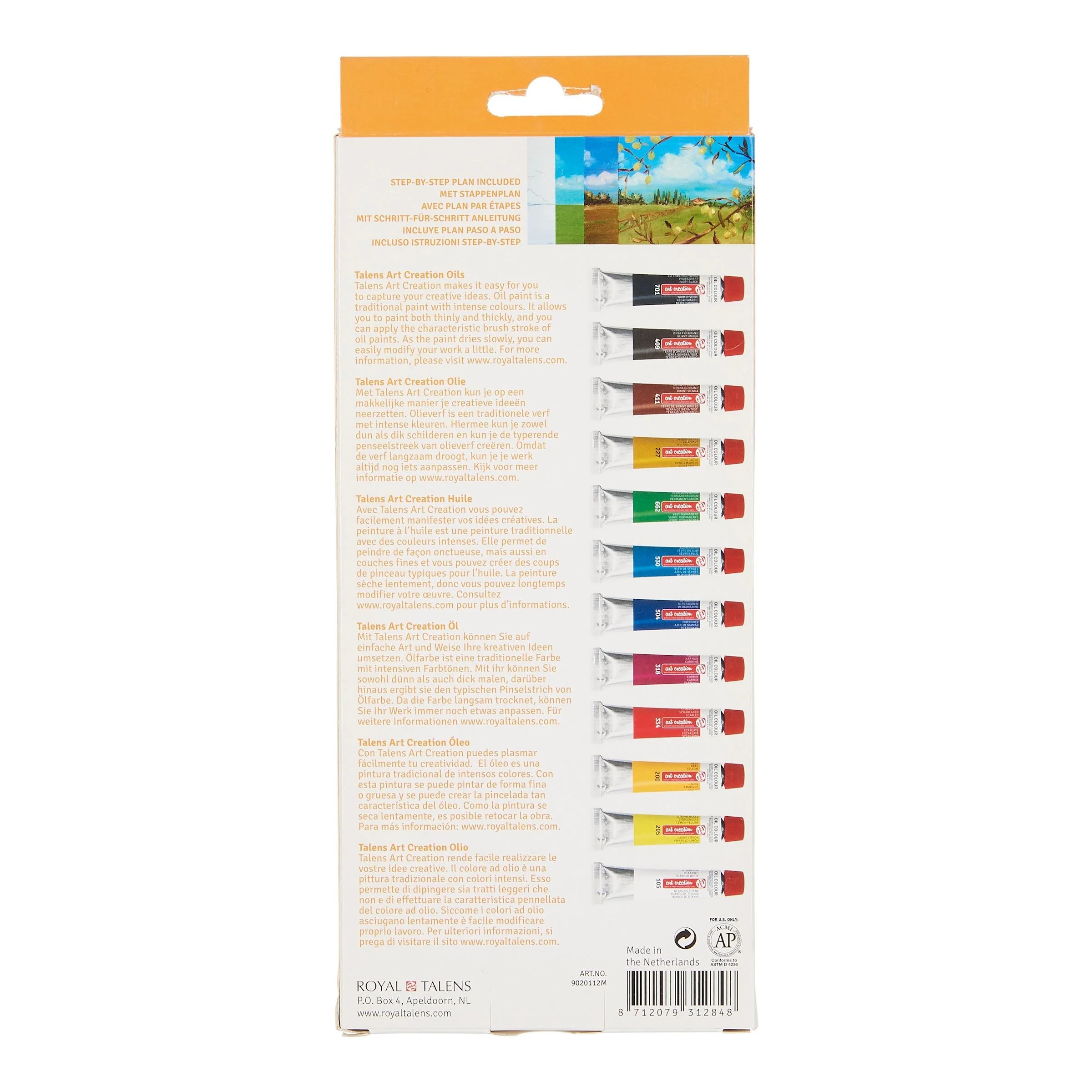 ROYAL TALEN – Oil Colour Set 12 X 12 ml - Image 3