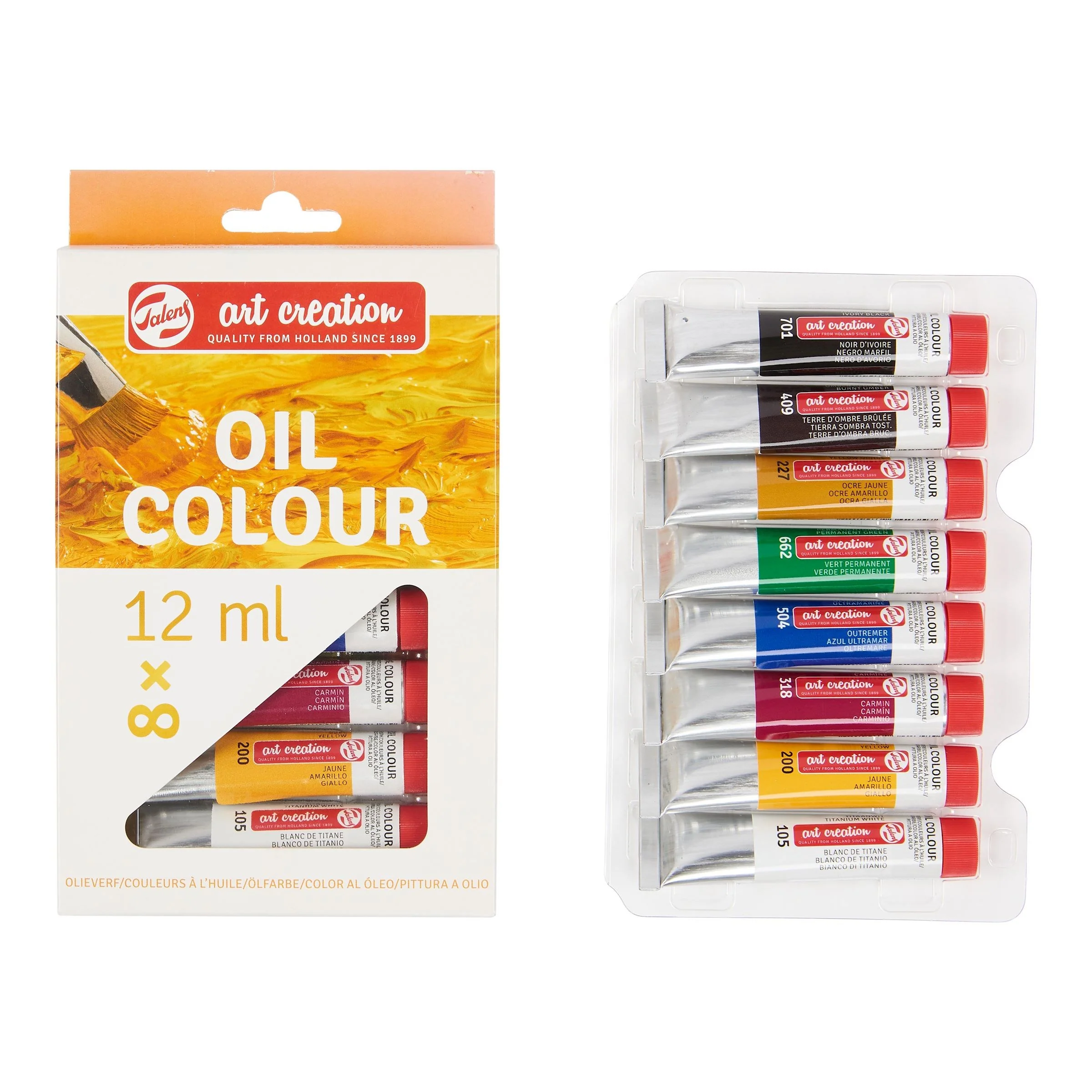 ROYAL TALEN – Oil Colour Set 8 X 12 ml - Image 4