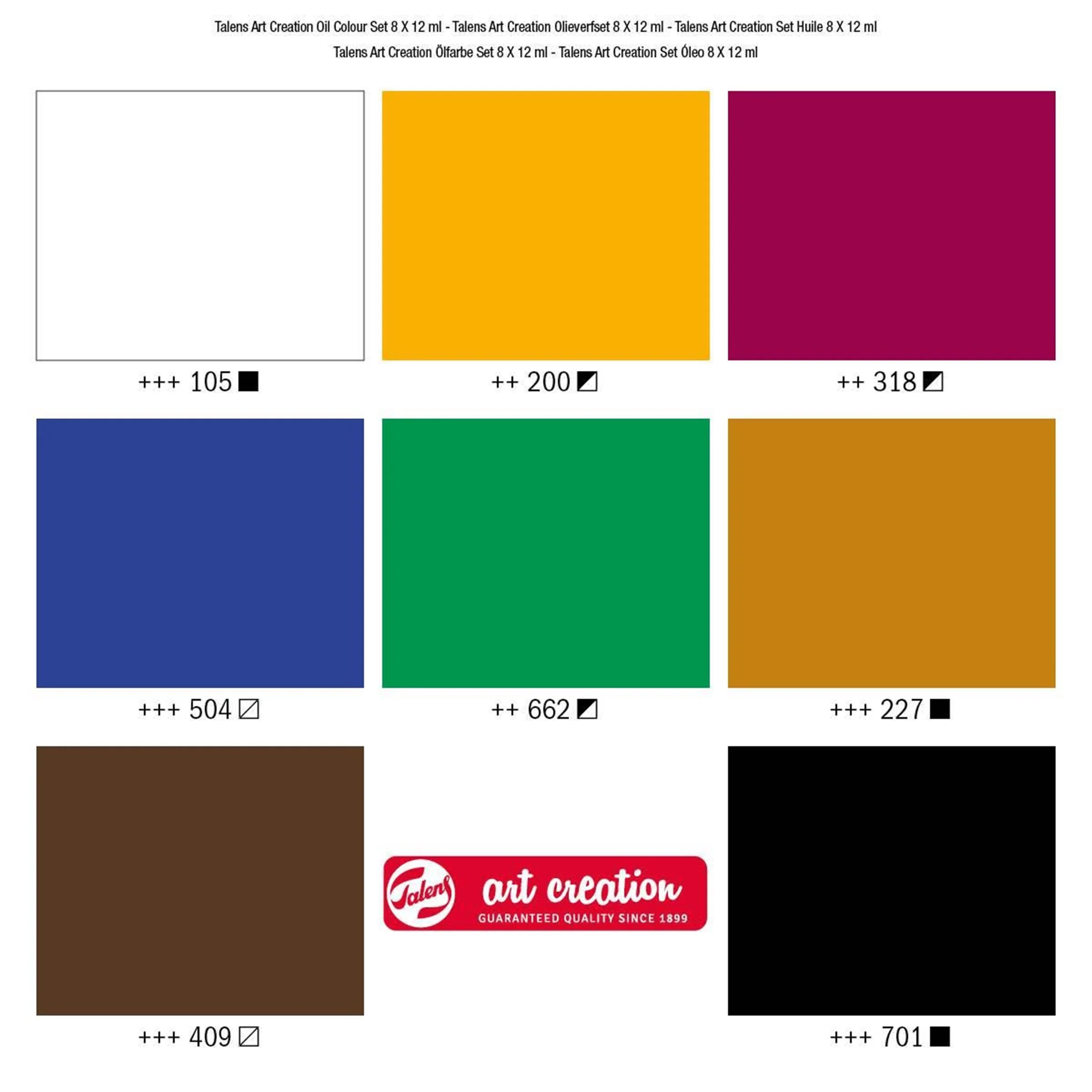 ROYAL TALEN – Oil Colour Set 8 X 12 ml - Image 5