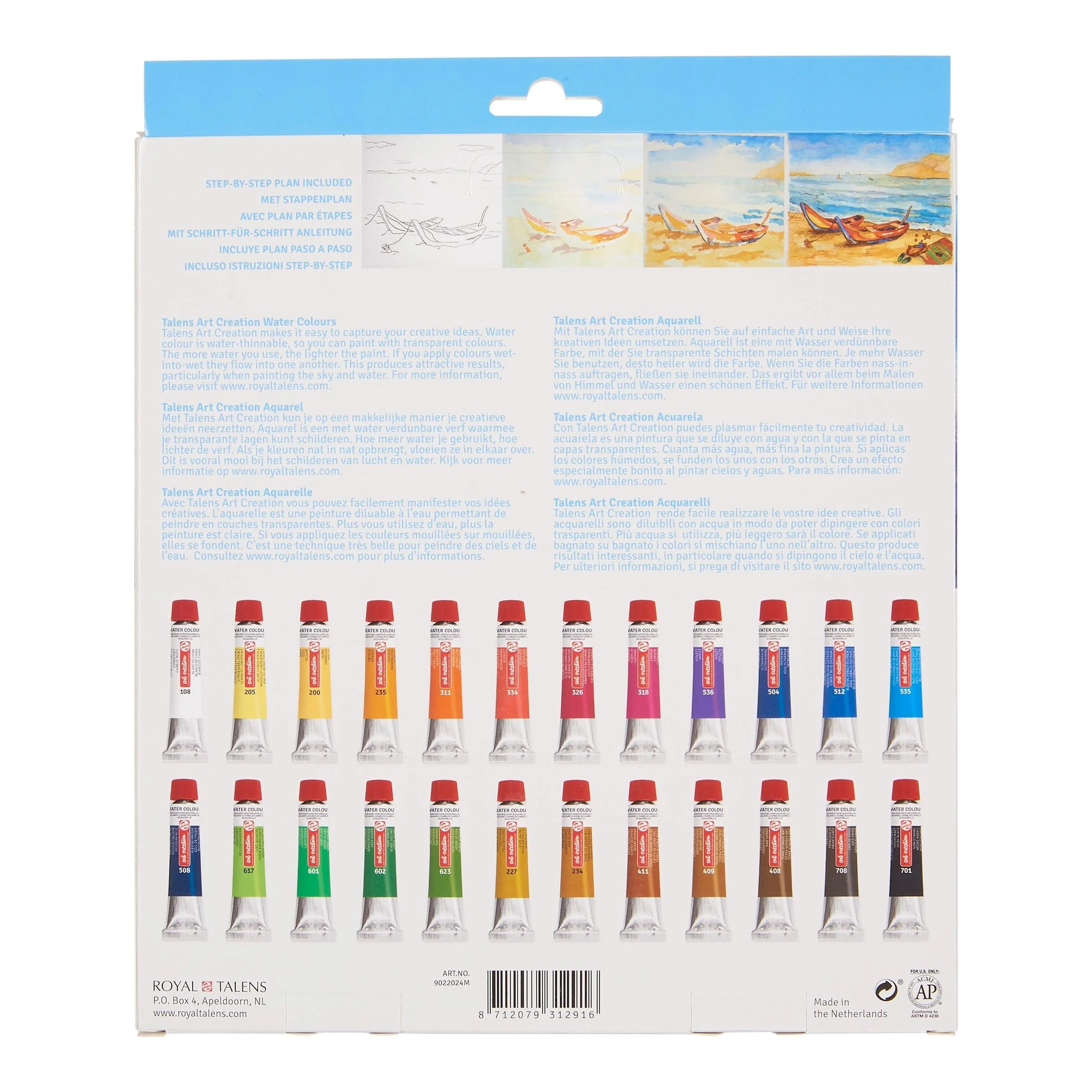 ROYAL TALEN – Water Colour Set 24 x 12 ml - Image 3
