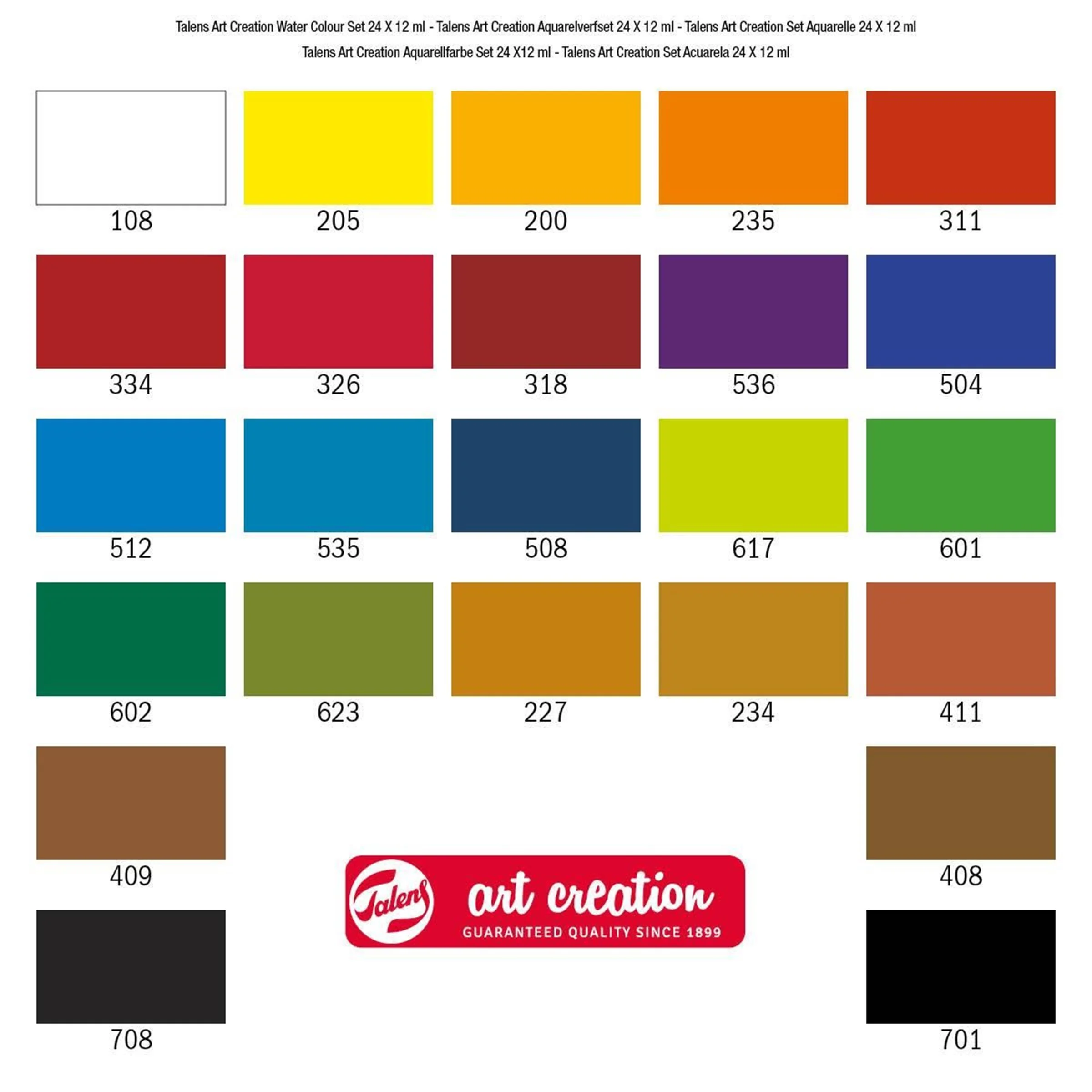 ROYAL TALEN – Water Colour Set 24 x 12 ml - Image 5
