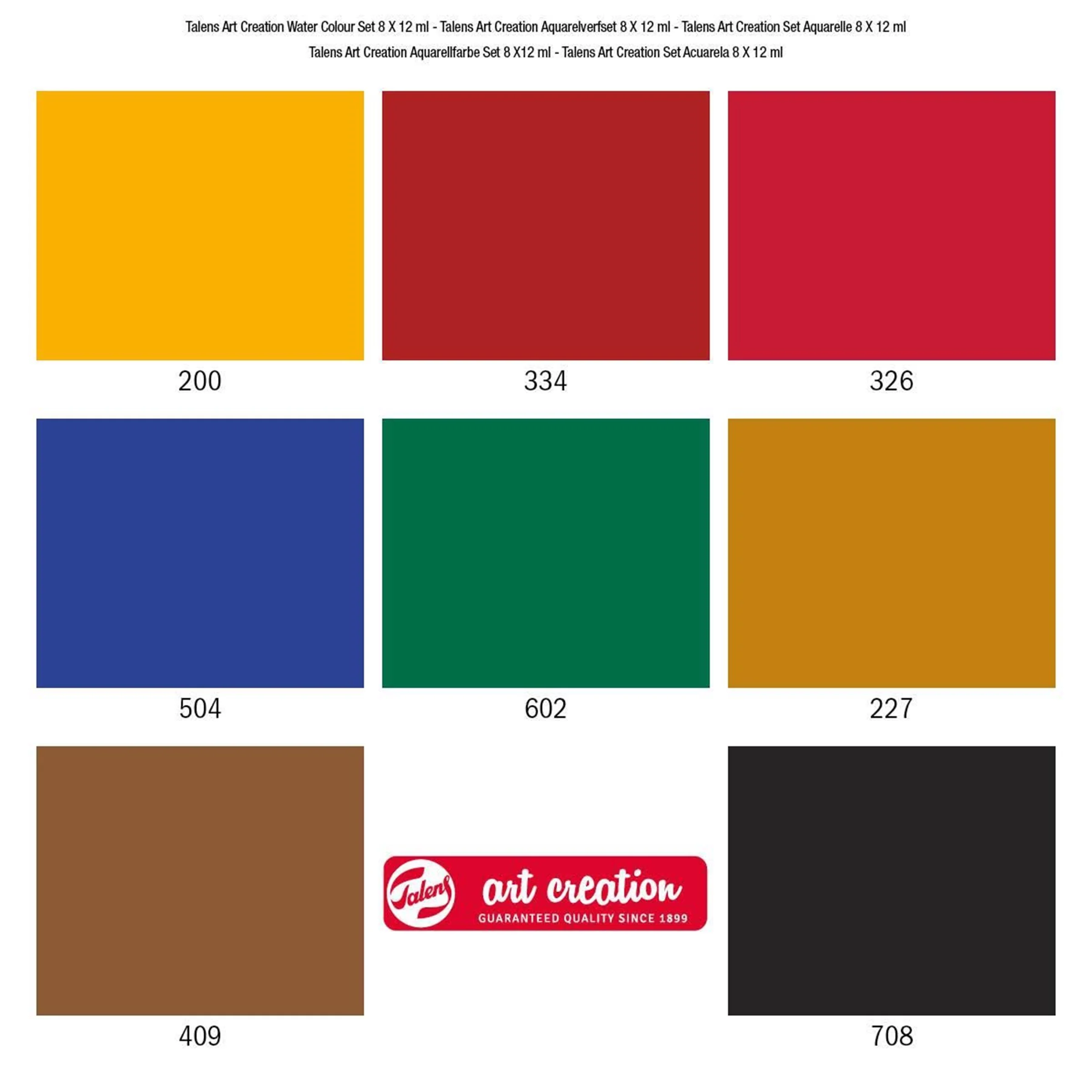 ROYAL TALEN - Art Creation - Water Colour Set 8 x 12ml - Image 5