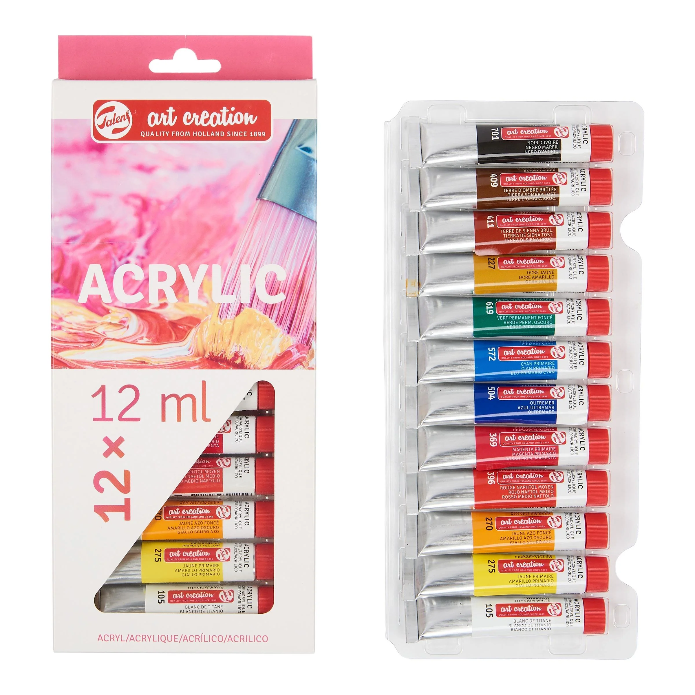 ROYAL TALENS - Acrylic Colour Set 12 x 12 ml - Image 4